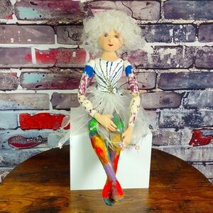 Artisan Crafted Elinor Peace Bailey Design Fantasy Fabric Arts Doll